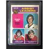 Image 1 : 1975-76 OPC ORR/ CLARKE/ MAHOVLICH #209 ASSIST LEADERS