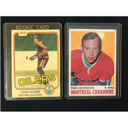 1970-80'S HOCKEY CARD LOT (KURRI/ COURNOYER)