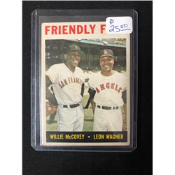 1964 TOPPS McCOVEY/ WAGNER #41 FRIENDLY FOES