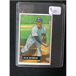 1951 Bowman #109 Allie Reynolds