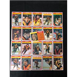 1982 O-PEE-CHEE VANCOUVER CANUCKS SUB-SET HOCKEY CARDS (COMPLETE) **CUP FINALISTS**