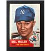 Image 1 : 1953 Topps #100 Bill Miller