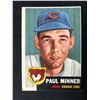 Image 1 : 1953 Topps #92 Paul Minner