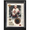 Image 1 : 2003 CALDER HOCKEY JASON SPEZZA GAME WORN JERSEY CARD