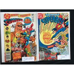 DC COMIC BOOK LOT (SUPERMAN #46/ SUPERBOY #34) 1982