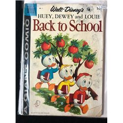 HUEY, DEWEY & LOUIE BACK TO SCHOOL #1 (DELL GIANT) 1958