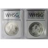 Image 2 : (2) 1996 AMERICAN SILVER EAGLES