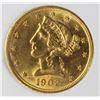 Image 2 : 1902-S $5 GOLD LIBERTY