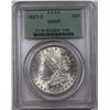 Image 1 : 1887-O MORGAN MS63 LOOKS MS64+