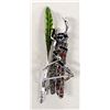 Image 1 : Bling Bling Rhinestone Grasshopper Pin