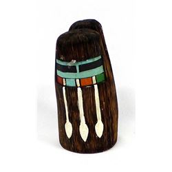 Hopi Back to Back Longhair Kachina by E. Polacca