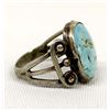 Image 2 : Native American Navajo Sterling Turquoise Ring, 7