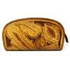 Image 3 : Vintage Hand Tooled Leather Clutch Purse