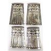 Image 1 : 2 Pairs of Native American Sterling Hair Decor