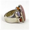 Image 2 : Sterling Silver Multi-Stone Ring, Size 7.25