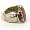 Image 3 : Sterling Silver Multi-Stone Ring, Size 7.25