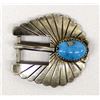 Navajo Sterling Turquoise Belt Buckle