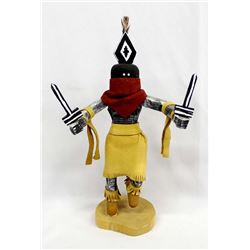 Navajo Apache Dancer Kachina by H. Hudson