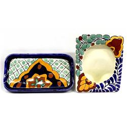 2 Pieces of Mexican Glazed Pottery