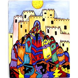 Original Acrylic Painting by Kathy Kills Thunder