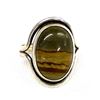 Image 1 : Sterling & Picture Jasper Ring, Size 7.5