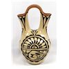 Image 2 : Jemez Polychrome Pottery Wedding Vase by C. Tosa