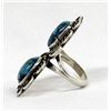Image 2 : Navajo Sterling Turquoise Ring, Size 7.25