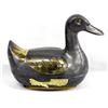 Image 1 : Pewter and Brass Covered Duck Dish