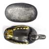Image 2 : Pewter and Brass Covered Duck Dish
