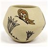 Image 2 : Jemez Pottery Hummingbird Jar by Lois Derek