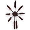 Image 1 : 2006 Northwest Coast Carved Wood Sun by Aquilaq