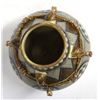 Image 2 : Chinese Pottery Vase with Beaded Embellishments