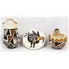 Image 1 : 3 Pieces of Native American Acoma Pottery