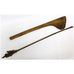 Vintage Wooden Tool & Arrow