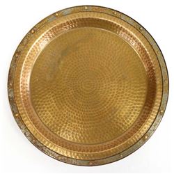 Vintage Hammered Copper Plate