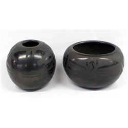 2 Pieces of Native American Santa Clara Pottery