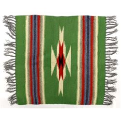 Chimayo 100% Wool Fringed Textile