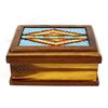 Hand Beaded Cedar Wood Box by Kills Thunder