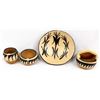 4 Pieces of Santo Domingo Pottery