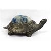 Image 1 : Antique Spelter Metal Turtle Pin Cushion