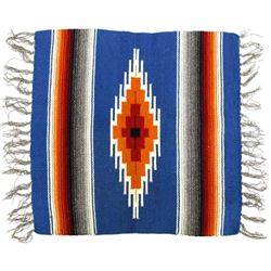 Beautiful Chimayo 100% Wool Fringed Textile