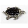 Antique Nickel Silver Turtle Matchbox/Vesta, ca. 1900’s