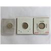 Image 2 : Three Newfoundland Silver 5¢ cent coins