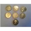 Image 2 : 7 Canadian Silver Dollars 1961 to 1967
