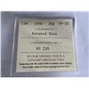 Image 2 : 1858 ICCS Certified 20¢ Silver Coin Rotated Dies VF20