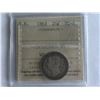 Image 1 : 1862 Silver ICCS New Brunswick Canadian 20¢ coin VG8