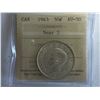 Image 1 : 1943 ICCS Canadian 50¢ Near 3; AU50