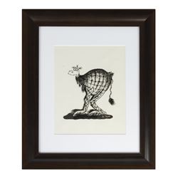 Signed Original Dr. Seuss Drawing.