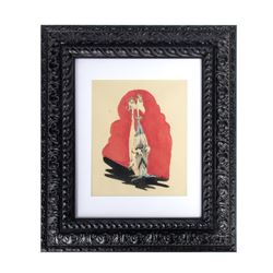 Original Dr. Seuss Signed Watercolor Drawing.