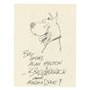 Image 1 : "Marmaduke" Drawing Signed by Brad Anderson.